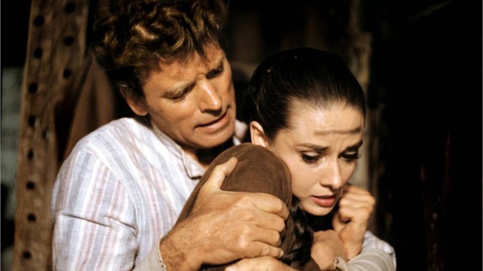 Burt Lancaster a Audrey Hepburn ve westernu Co se nepromíjí.